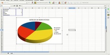 max, gráficos de sectores con calc