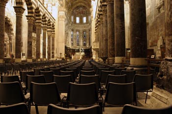 Interior de San Lorenzo, Génova