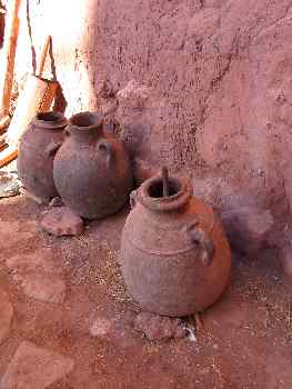 Vasijas de barro bereberes