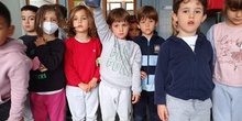 L@s alumn@s de Infantil 4 años en el huerto_CEIP FDLR_Las Rozas