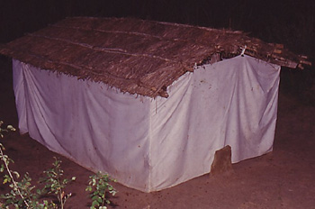 Ritos mágicos, casa de los espíritus, Nacala, Mozambique