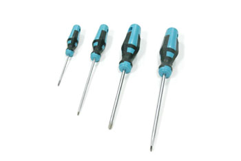 Destornilladores de electricista de varios tamaños