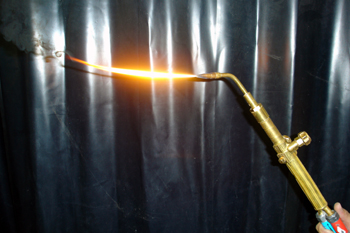 Llama oxiacetilénica. Reductora