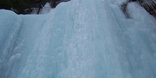 Cascada helada, Lago Louise, Parque Nacional Banff