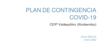 Plan de Contingencia CEIP Valdepalitos 2022