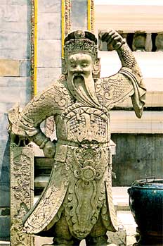 Escultura de piedra de origen chino, Tailandia