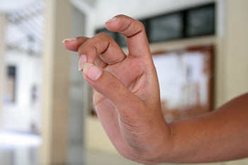 Postura de manos, baile Javanes, Java, Indonesia