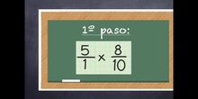 6º matemáticas multiplicar un número entero por una fracción 