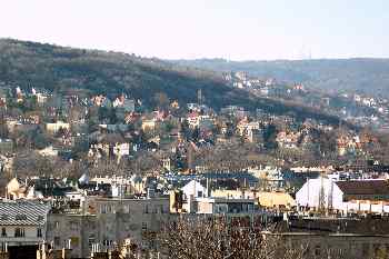 Barrio residencial de Buda, Budapest, Hungría