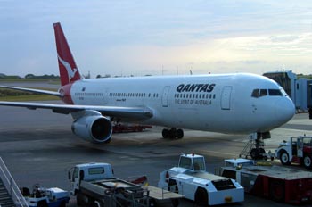 Boeing 767 de Quantas, Australia