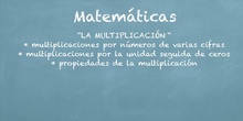 LA MULTIPLICACIÓN