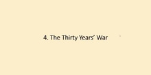 4. The Thirty Years' War