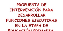 Propuesta de intervención en FE. E. Primaria