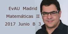 EvAU Matemáticas II 2017 Junio B 3 Geometría