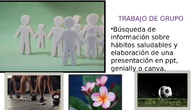 Trabajo de grupo: hábitos saludables