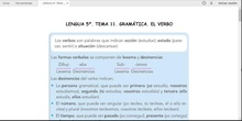 TEMA 11. GRAMÁTICA. EL VERBO
