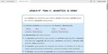 TEMA 11. GRAMÁTICA. EL VERBO