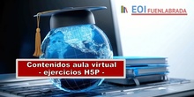 Aula virtual - contenidos - ejercicios H5P