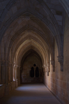 Pasillo, Monasterio de Santa María de Huerta, Soria, Castilla y