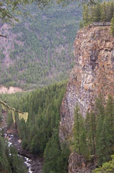Cañón de la cascada Spahats, Parque Natural Wells Gray Country,