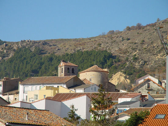 Vista de la Iglesia de la Inmaculada Concepción de Bustarviejo