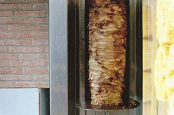 Rollo de carne para Kebab