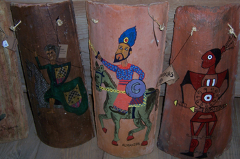 Tejas de artesanía, Calatañazor, Soria, Castilla y León