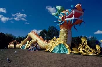 Dragón de la suerte chino