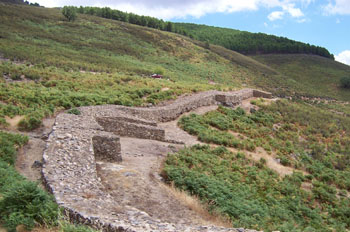 Muralla del Castro celta El Raso, Candeleda, ávila, Castilla y L