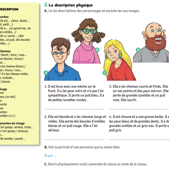 La description 1º eso