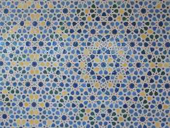 Baldosines con motivo de estrellas