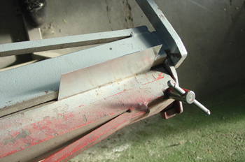 Plegadora de chapa manual