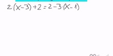 Ecuación de primer grado con paténtesis
