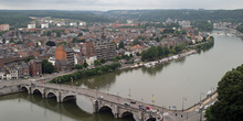 Vista del río Mosa, Namur, Bélgica