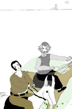 Cap. VII. Primer diálogo de Don Quijote y Sancho