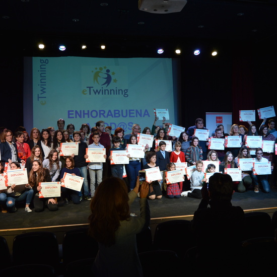 Entrega diplomas II Edición Reconocimiento Sellos de Calidad eTwinning Comunidad de Madrid 17