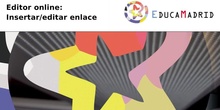 Editor online: Insertar/editar enlace