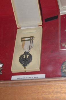 Medalla División Azul, Museo del Aire de Madrid