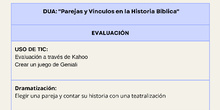 JUEGO DE PAREJAS DEL ANTIGUO TESTAMENTO Carmen