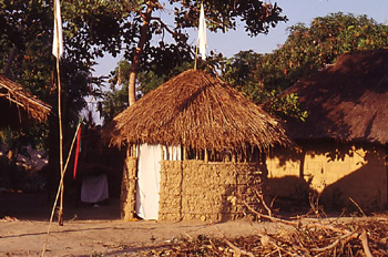 Ritos mágicos, casa del brujo, Nacala, Mozambique