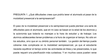 REFLEXIÓN SOBRE LA SEMIPRESENCIALIDAD