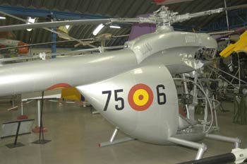 Helicóptero, Museo del Aire de Madrid