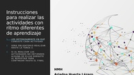 Instrucciones actividades