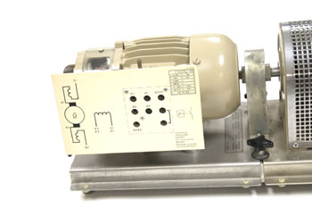 Generador de corriente continua con excitación derivación