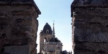 Iglesia de Santa María desde el castillo - Jerez de los Caballer