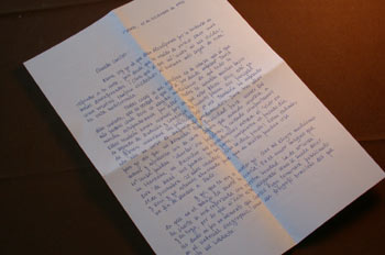 Carta escrita
