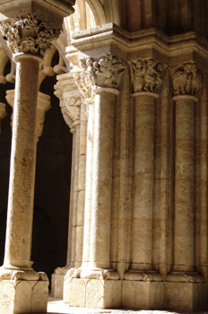 Columnas de ventanales góticos, Ciudad Rodrigo, Salamanca, Casti