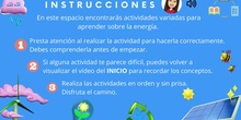 Instrucciones - Espacio con actividades de distintos ritmos de aprendizaje