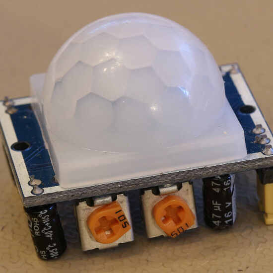Detector PIR para Arduino sin encapsular