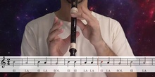 Din don - Tutorial flauta con partitura | Karaoke instrumental